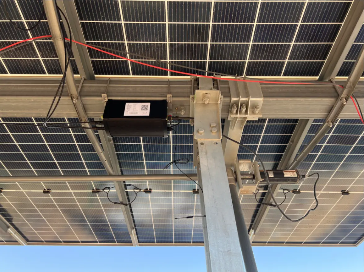 Solar Tracking System in A Photovoltaic Power Station Project in Ningxia